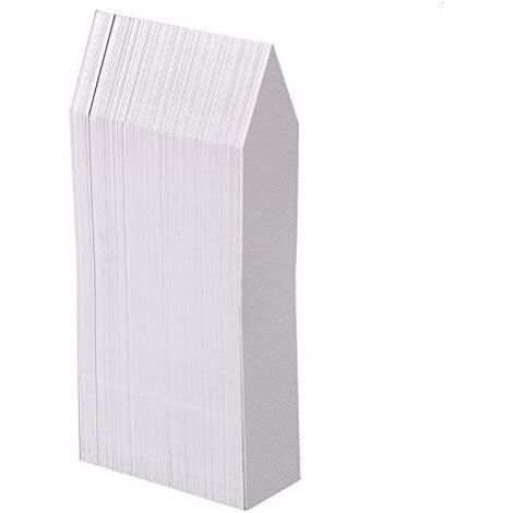 Ersandy – Lot de 100 étiquettes en plastique pour plantes 10x2cm – Résistantes aux UV et à l'eau – Surface d'écriture lisse des deux côtés