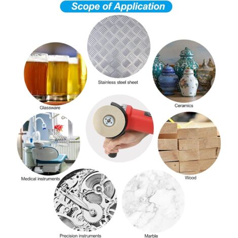 Plateau Support Agrippant 125 Mm Pour Disques De Ponçage Et Polissage