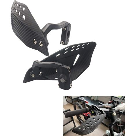 Protège-mains de moto 7/8 pouces 22 mm Protection de poignée Bouclier Moto Motocross Scooter Guidon Coupe-vent Protection des mains Équipement de protection