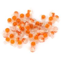 NOLUXA 200 Pcs Connecteurs épissure UY câble bouton transparent orange hermétique (k1)