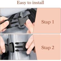 Organiseur De Siège Auto Imperméable Avec Support Tablette - Protection Anti-coups De Pieds Enfants, Rangement Pratique, Ajustement Universel - 12