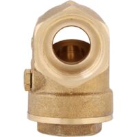 2 Clapets Anti-Retour En Laiton DN15 (1/2 Pouce) + Raccords - Pour Eau Potable, Jardin, Machine à Laver