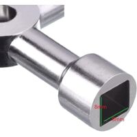 Clé Triangle Femelle 11-12 Mm Millenium Works - Outil Pro Ouverture Compteurs Eau/Électricité/Gaz, Armoires Techniques, Pompe à Essence
