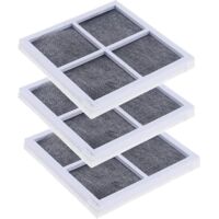 Filtre à air pour Réfrigérateur , 3 Pcs Filtre à air Frais de Rechange, pour Réfrigérateur/Réfrigérateur/Purificateur d'air