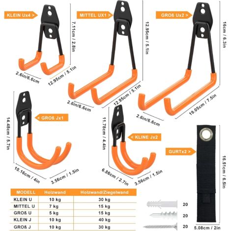 Sunix Support ural de Rangeent pour vélo, Vélo Rack de Stockage Porte-vélos ural pour 5 vélos