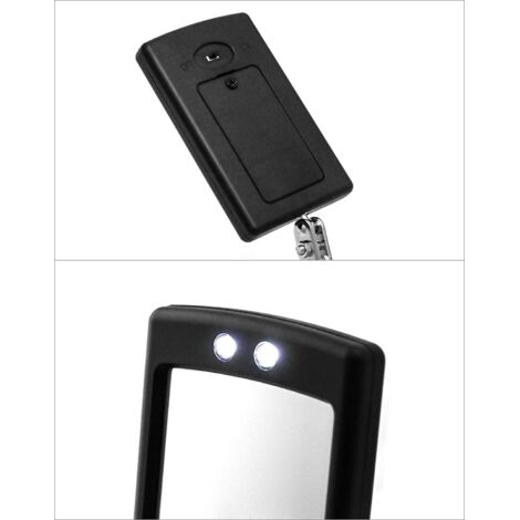 Miroir Télescopique à LED Pour Mécanicien Ou Bricolage - Éclairage Pour Inspection Extensible