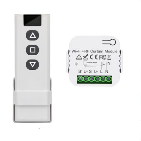Module Volet Roulant Sans Fil Interrupteur Sans Fil Pour Volets Roulants Stores Compose Dune Telecommande Rf Module Recepteur Max 100m De Portee 90217591