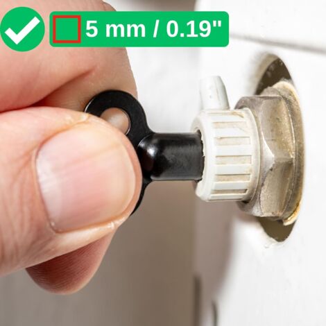 3 Pièces Clés de Purge pour Radiateur,Clé de Purge Universelle,Clés