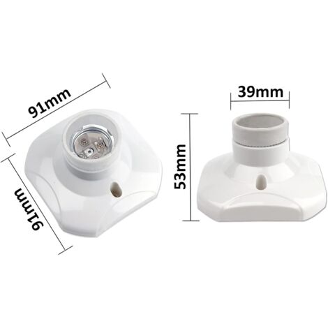 Lot De 2 Douille De Plafonnier E27 Vis Pour Lampe Murale Int rieur lot-de-2-douille-de-plafonnier-e27-vis-pour-lampe-murale-int-rieur