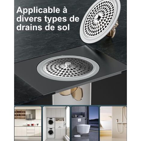 Lot De 2 Filtres De Vidange – Attrape-Cheveux Pour Douche, Évier, Baignoire