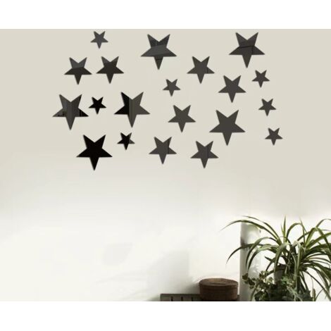 Pack De 150 étoiles Dorées Autocollantes Pour Décorer La Chambre Des Enfants – Décalcomanies Murales Faciles à Poser Et à Retirer
