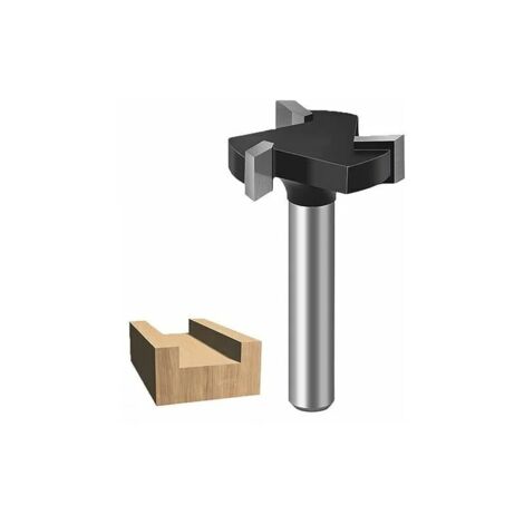 Fraise de surface CNC avec queue de 6 mm, fraises en carbure de tungstène pour le travail du bois. (1/5)