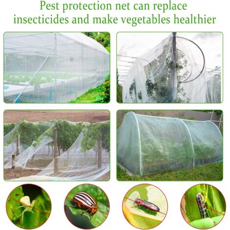 Filet De Jardin 6m X 4m Vert – Protection Anti-Oiseaux, Légumes, Fraises, Bassin, Plantes Grimpantes, Robuste Et Polyvalent