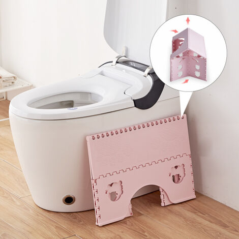 Tabouret De Toilette Pliable Physiologique De Salle De Bain Pour Adultes Et Enfants 99019956