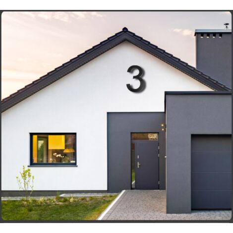 Numéro De Maison Anley 12,7 Cm – Numéro D'adresse En Alliage