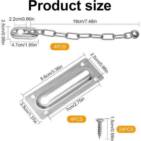 Colliers De Chaînes En Acier Chromé 3 2mm. X 40cm. ESLABON COURT Eslabon 85482948