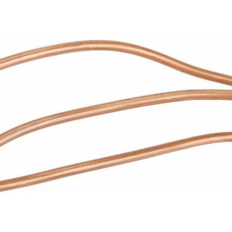 Duokon tuyau en cuivre Tuyau de tube de cuivre mou de 2M OD 4mm x ID 3mm pour la plomberie de