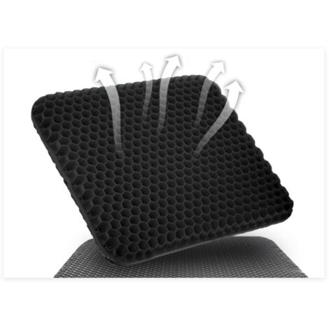Coussin Anti-Escarres Orthopédique Gel - Soulage Pression Siège Voiture Bureau Fauteuil