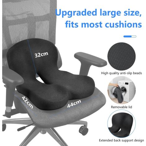 Cushion de Chaise Donut, Coussin Bouée Coccyx Ergonomique, Coussin Cushion de Chaise Donut, Coussin Bouée Coccyx Ergonomique, Coussin