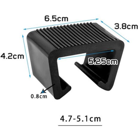 8 Pcs Clips De Fixation Meubles Jardin 4.25cm - Connecteurs Canapé Rotin Patio