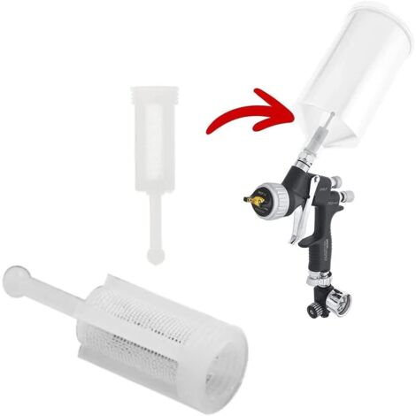 EXMDLLY 16 Filtres Mailles Fines Universels Pour Pistolets Pulvérisation - Crépines Jetables Pour Peinture