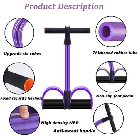 PROTONE, Bandes De Résistance - Un Ensemble De 5 Bandes Avec Poignées De Musculation/Mobilité/Usage à La Maison/Usage De Voyage