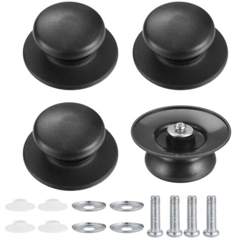 2 Poignées Couvercle Universelles Pour Casseroles Et Pots - Remplacement Pratique