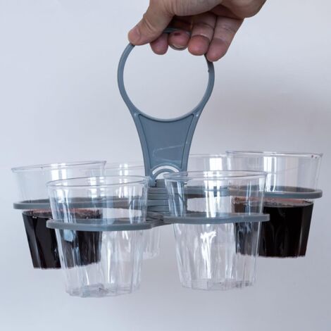Porte-gobelets En Carton Kraft - Lot De 10 - Pour Livraison De Nourriture, Cafés Et événements - Poignée Pratique