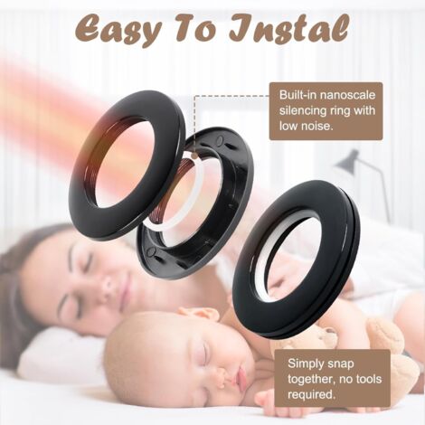 100 Pièces Rideaux Suspendus Anneaux 40mm Anneaux De