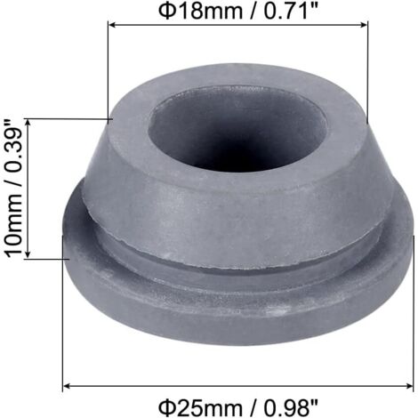 Pièce detachée climatisation SOURCING MAP 5Pcs 18mm Vidange Bouchons Caoutchouc Remplacement