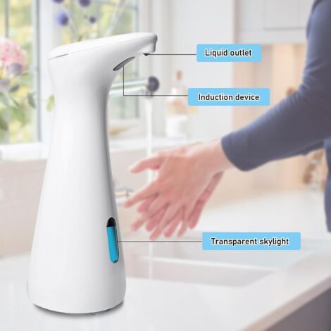 Distributeur de savon automatique mural, sans contact, rechargeable par