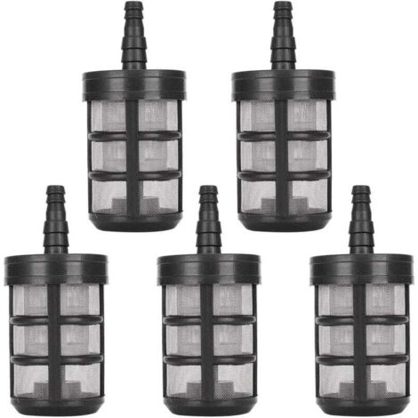 5 PCS Filtre de Tuyau d'arrosage DBAILY Acier Inoxydable Pompe D'aspiration D'eau Filtre Cryptage à Double Couche (1/5)