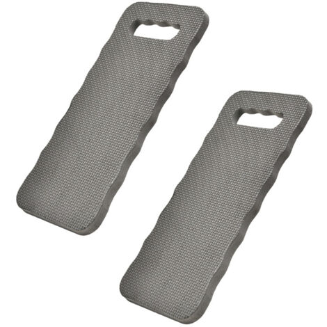 Lot de 2 genouillères de jardin, imperméables, épaisses, multifonctionnelles et antidérapantes (gris) (1/5)