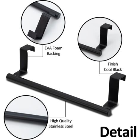 Porte-serviettes au-dessus de la porte – Porte-serviettes extensible en