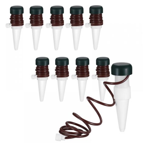 Kit d'irrigation goutte à goutte, dispositif d'arrosage automatique pour l'irrigation des plantes de jardin, 10 pièces (1/5)