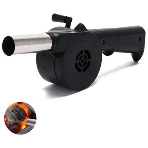 Souffleur manuel, ventilateur portatif pour barbecue extérieur, adapté au barbecue, pique-nique, 1 pièce (1/5)