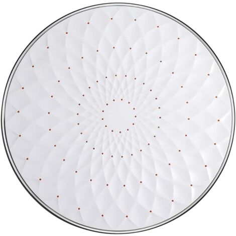 Pommeau de douche haute pression de 9 pouces,  pommeau de douche de salle de bain rond, blanc