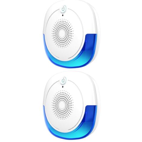 Répulsif anti-moustiques à ultrasons, répulsif anti-insectes électrique d'intérieur, 2 pièces (1/5)