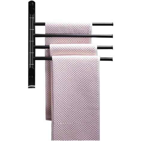 Porte serviette de salle de bain en inox et laiton haut de gamme et