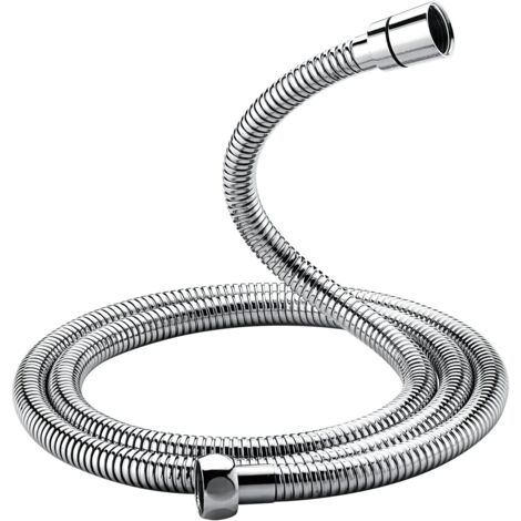 Flexible de douche universel (G1/2", 1,5 m), anti-torsion, anti-frottement, acier inoxydable/chrome (1/5)