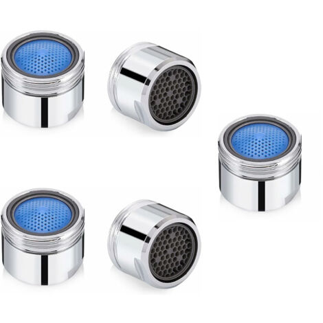 Aérateur de robinet, filtre économiseur d'eau, M18, pour robinets de salle de bain et de cuisine, 5 pièces