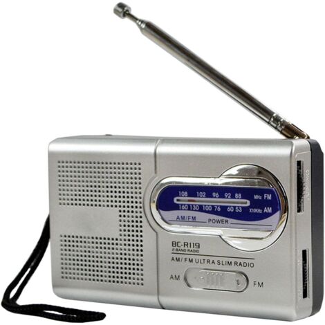 Walkman AM/FM portable, radio avec haut-parleurs intégrés, prise casque et lecteur MP3 (1/5)