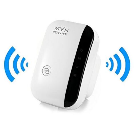 Répéteur WLAN compact blanc, amplificateur de signal Wi-Fi, avec câble Ethernet, 8 x 5,3 x 5,1 cm, Plug and Play (1/5)