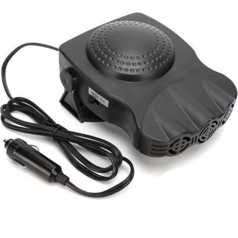 Chauffage de voiture 2 en 1 12 V 150 W, dégivreur de pare-brise, refroidisseur et allume-cigare, noir. (1/5)