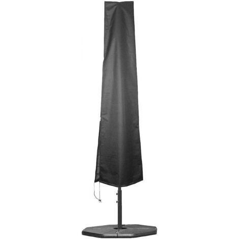Housse de parasol d'extérieur, housse de parasol en tissu Oxford 201D, 40x70x230cm, noir (1/5)