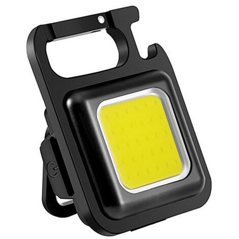 2PCS Mini lampe de poche porte-clés COB, mini lampe de poche LED