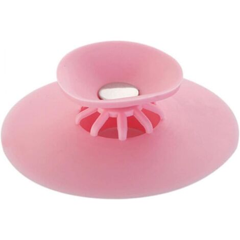 Valve d'arrêt de vidange en Silicone souple, crépine d'évier, collecteur de déchets, filtre à eau, rose (1/5)