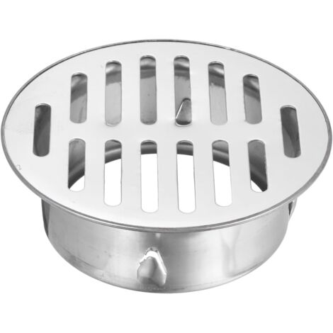Siphon de sol à clipser - Couvercle de siphon de douche - Pour terrasses extérieures - Convient aux tuyaux jusqu'à 110 mm de diamètre