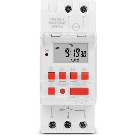 Minuterie Numérique Multifonction GEYA - Relais Temporel 12V à 240V - Neuf
