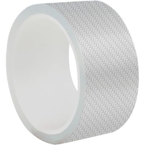 Film de protection en fibre de carbone pour seuil de porte de voiture, compatible avec la plupart des voitures, Transparent, 5 cm x 10 m x 0,5 mm (1/5)